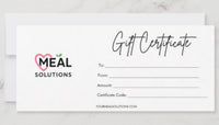 Meal Solutions Gift Card