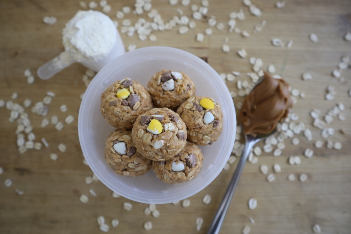 Cadbury Egg Protein Bites- 8 Bites