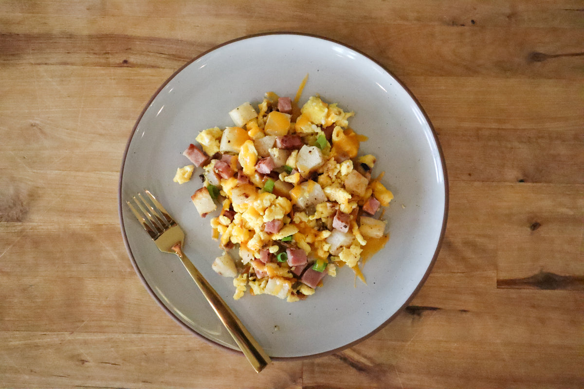 Diced Ham Breakfast Scramble