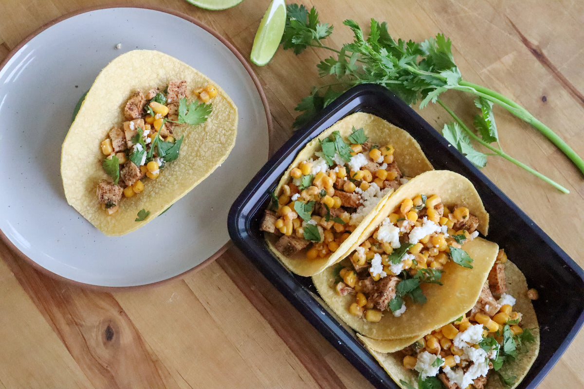Street Corn Chicken Tacos