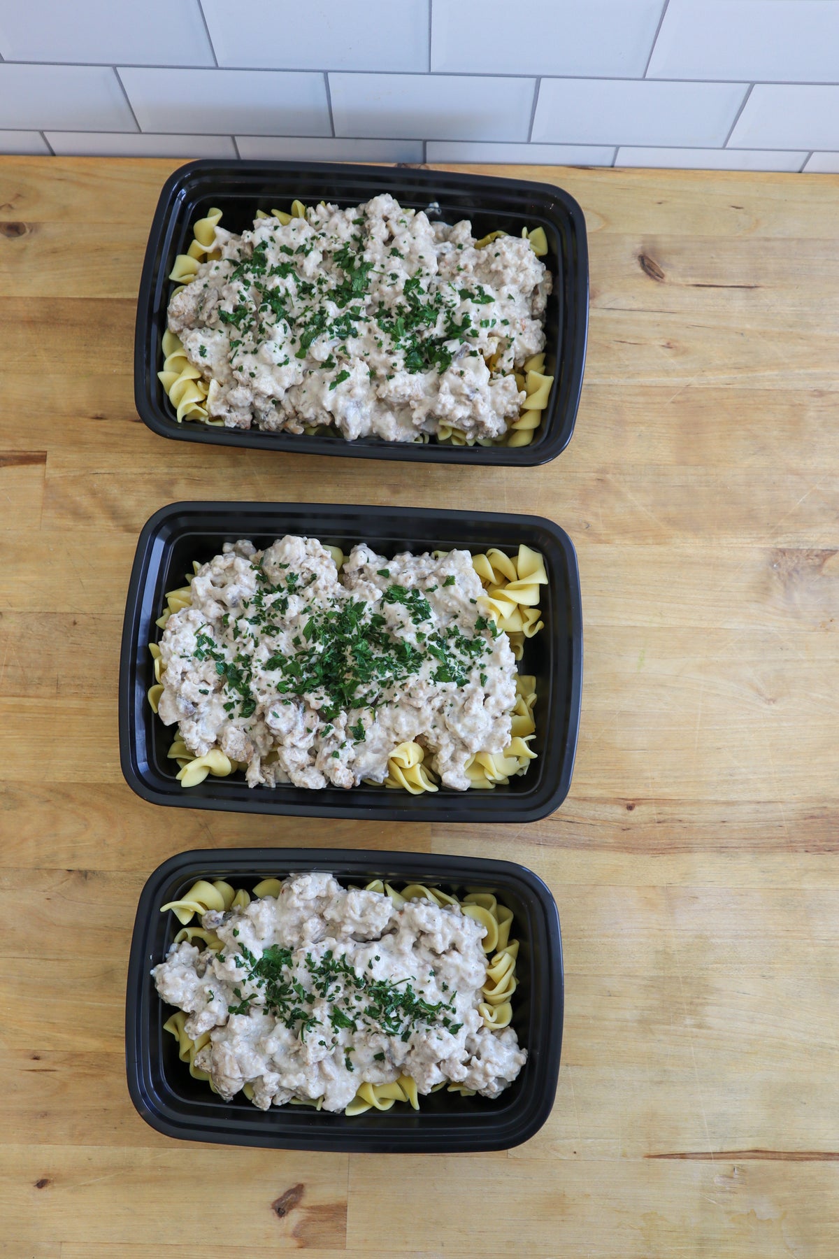 Ground Turkey Stroganoff