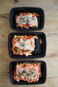 Red and White Chicken Pasta
