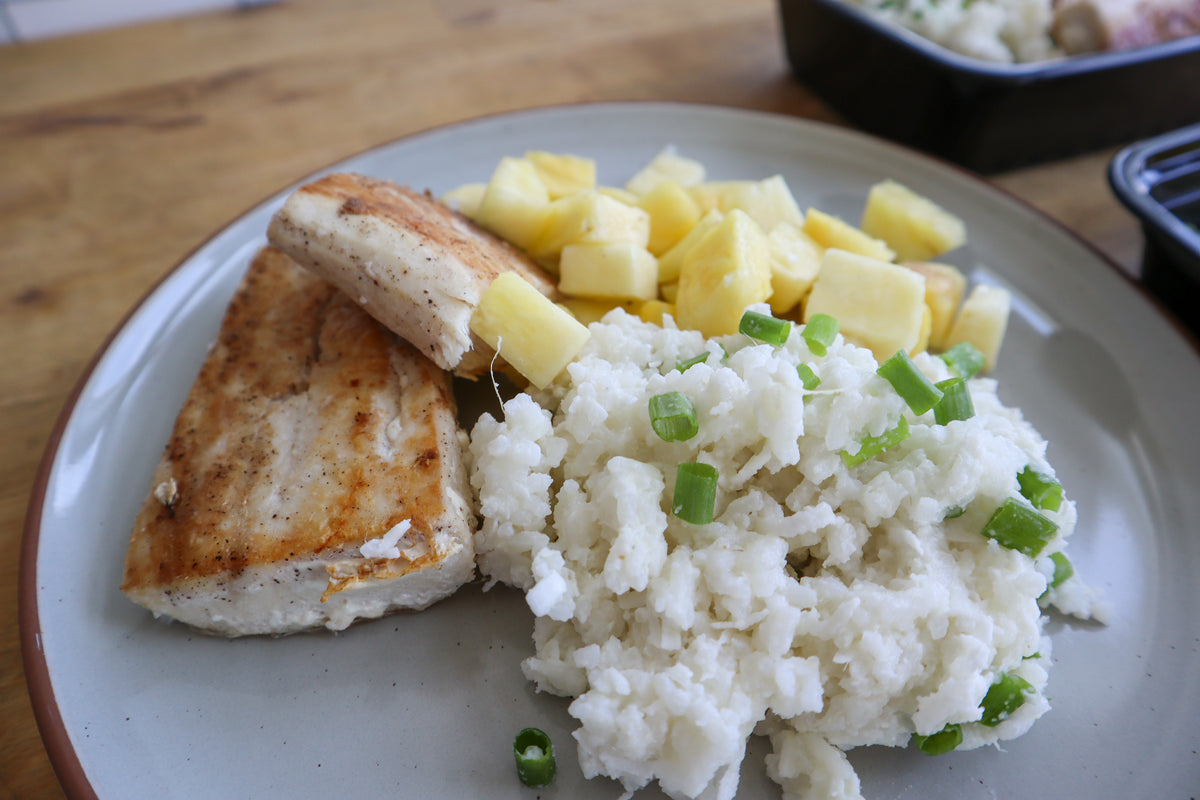 Mahi Mahi with Coconut Rice