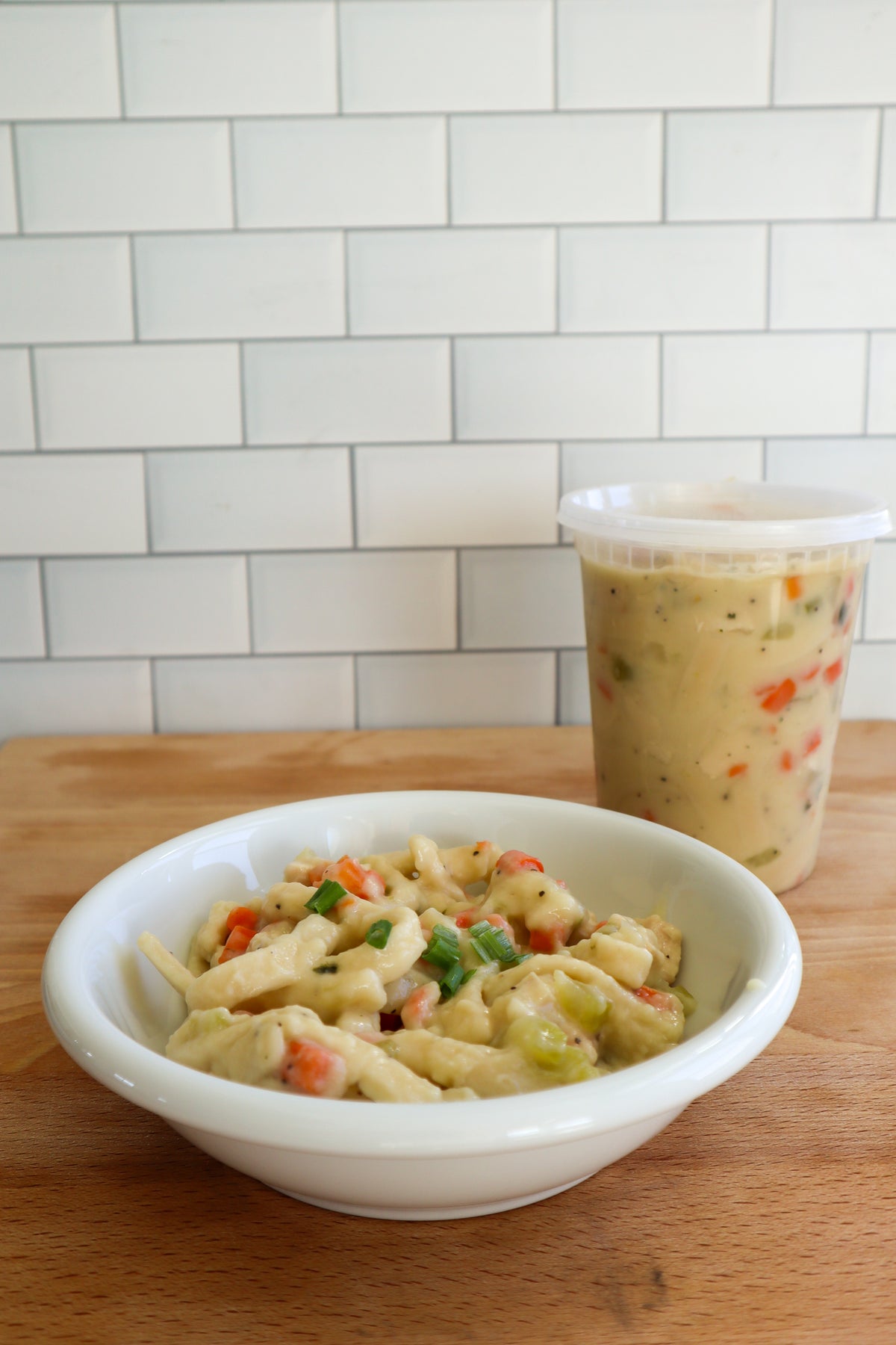 Creamy Chicken Noodle Soup- 2 Servings